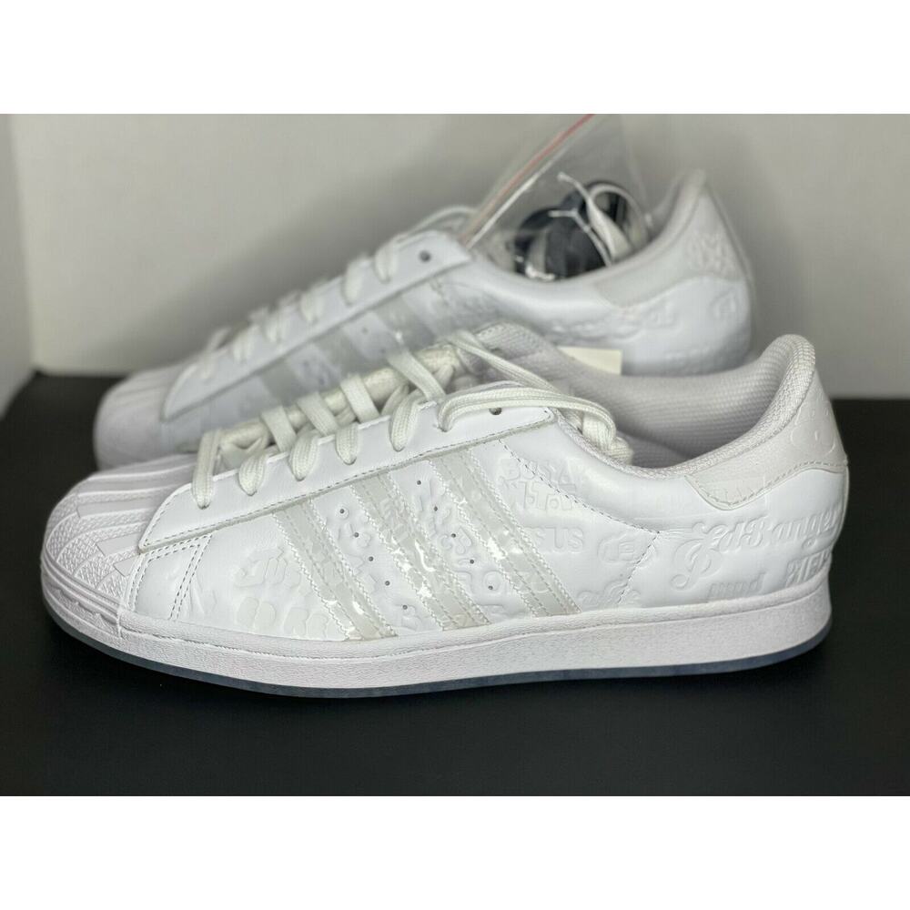 New Without Box Adidas Originals Superstar Ed Banger Records Paris Men's Sz 9.5